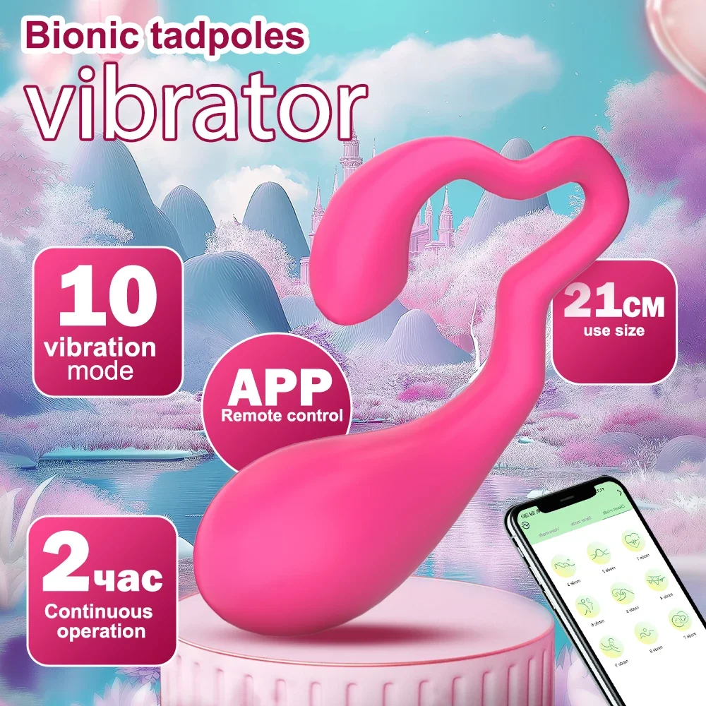 Wireless Bluetooth Dildo Vibrator Egg for Women APP Control Clitoris Stimulator Wearable G Spot Love Egg Adult Vibrating Sex Toy