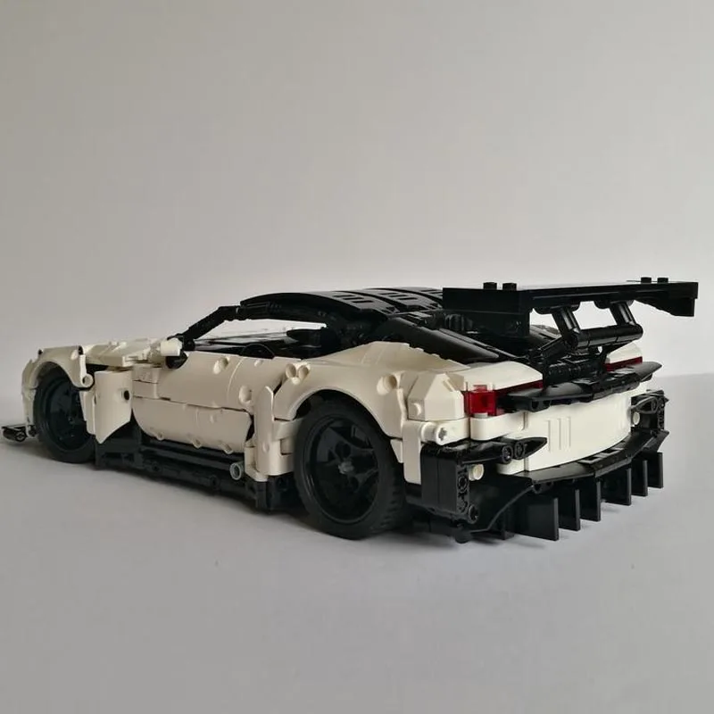 New MOC-74801 Scale 1:12 Vulcan Supercar Racing Car Vehicle Sport Model Building Blocks Kid Educational Toys Boys Birthday Gifts