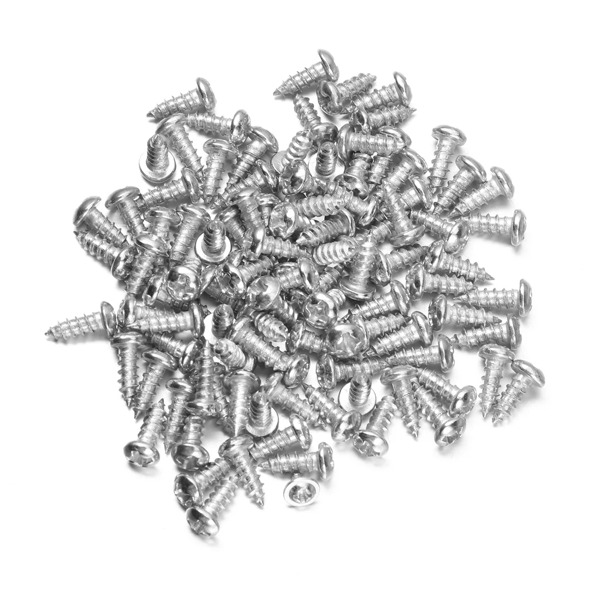 100Pcs Electric Project Use R-type Wire Holder Cable Clamp Line Clip for House Office Arrangement of Wire with Screws