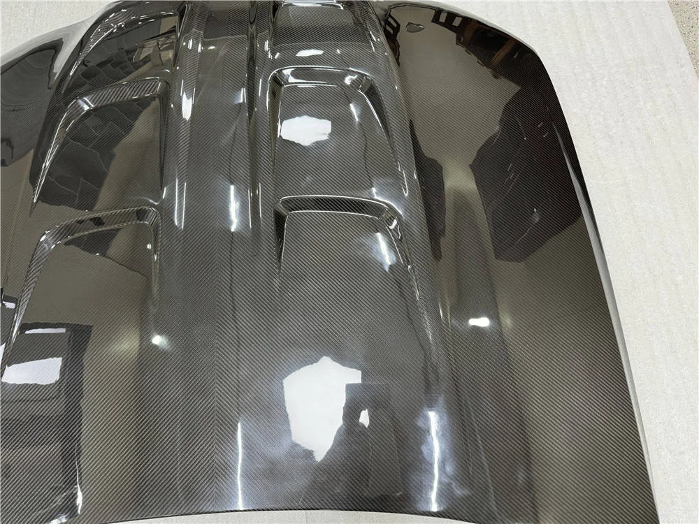 Top Material Real Dry Carbon Fiber Car Hood Bonnet Cover for G80 M3 G82 M4 5