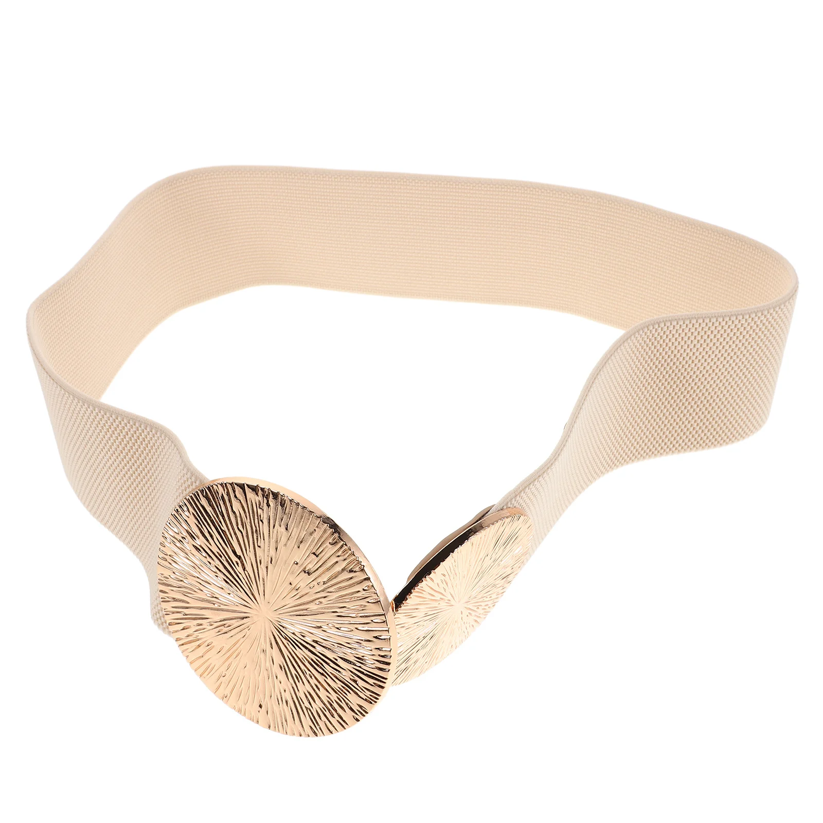 

Women Elastic Waist Belt Wide Stretch Strap Beige Cinch Belt for Dresses Jeans Coat Decorative Accessory Cinch Belts for Dresses