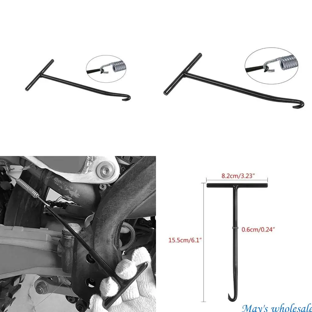 

Motorcycle Exhaust Spring Hook T Shaped Handle Installer Hooks Springs Removal 448A
