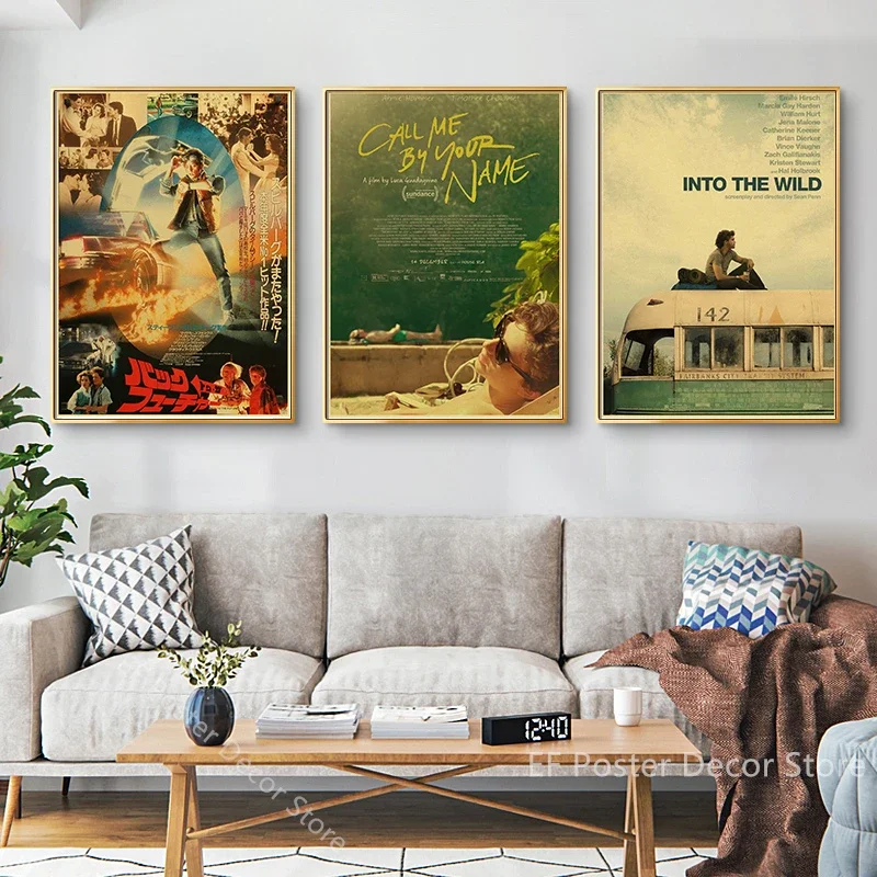 Film Poster Prints Classic Movies DIY Vintage Room Home Decor Club Cinema Decoration Art Wall Painting Retro Kraft Paper Posters