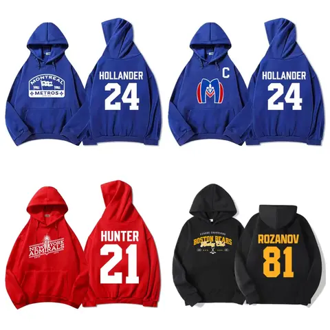 Moletons Aquecidos Rivalry TV Shane Hollander 24 Llya Rozanov 81 Scott Hunter 21 Moletom Masculino Feminino Streetwear