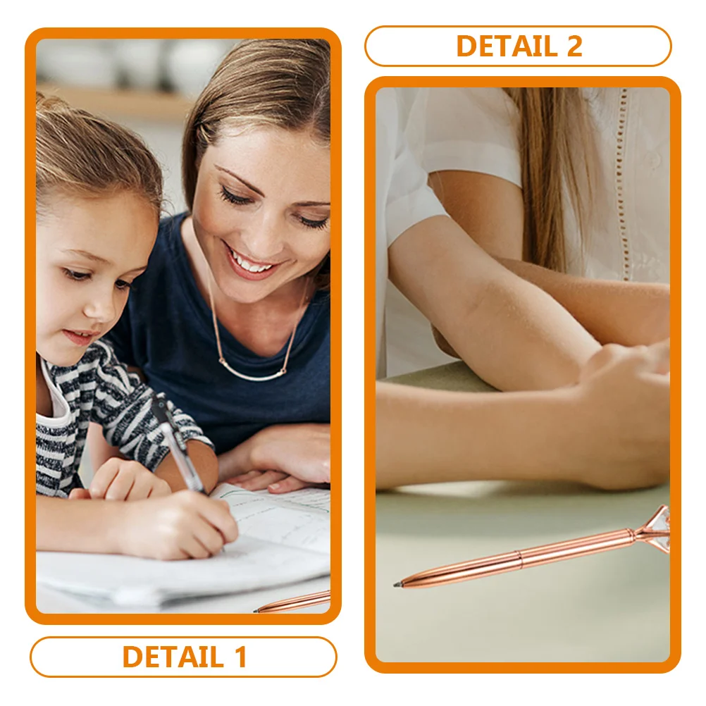 

3pcs Metal Ballpoint Pen Smooth Writing Comfort Grip Chic Craft Pen Daily Use Students Graduation Gift Black Ink