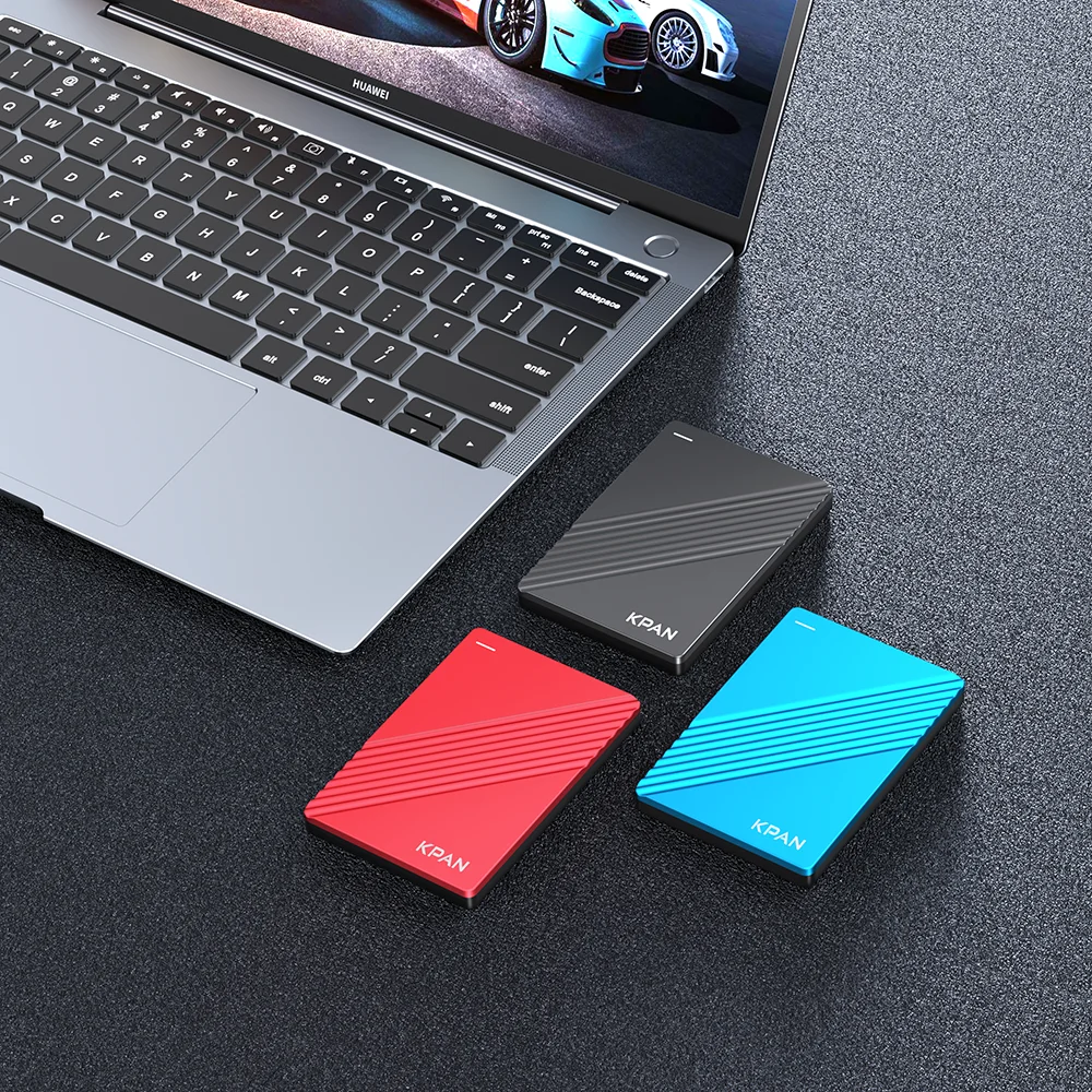 Kpan 2,5 Zoll tragbare externe Festplatte 1TB Handy Laptop externe USB 3,0 Speicher Hochgeschwindigkeits-2-TB-Festplattenlaufwerke