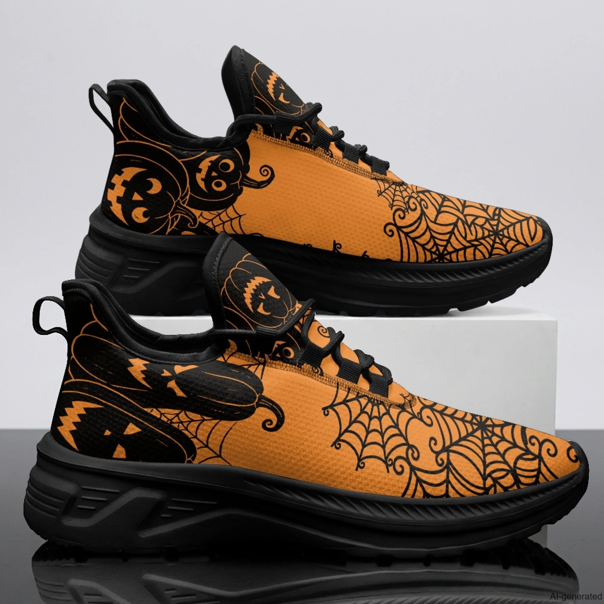 XIXIRIMIDO Womens Walking Shoes Nurse Shoes Nurse Sneakers Halloween Ghosts Print Tenis Masculino De Corrida Barefoot Shoes