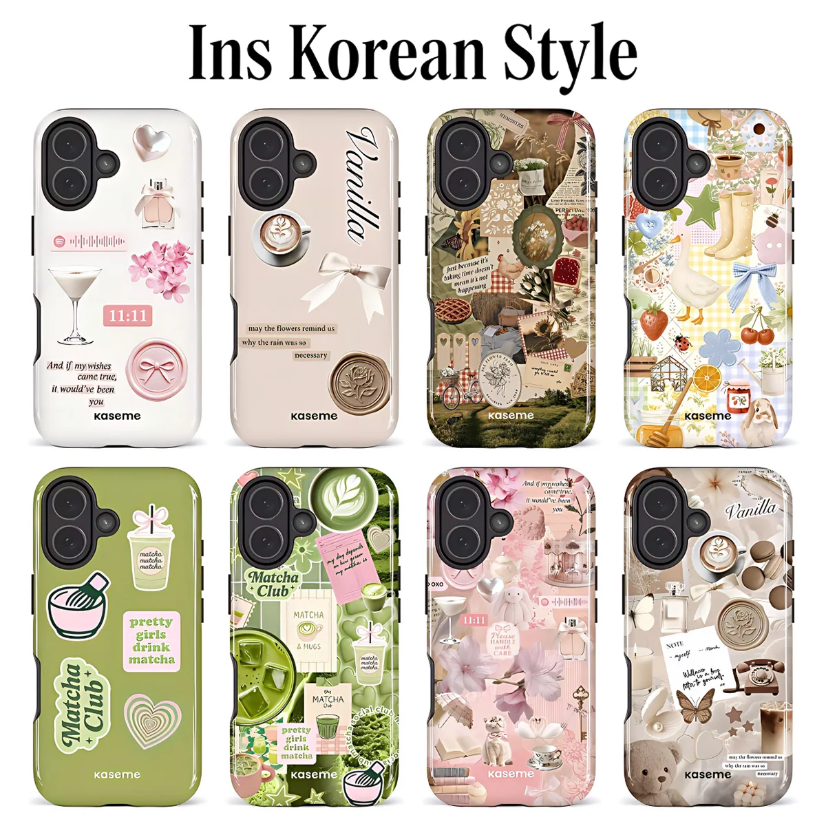 Luxury Clmj Collage Aesthetics Phone Case for Samsung Galaxy S23 S24 S25 S26 FE Plus Ultra Edge 4G 5G Luxury Double-layer Cover