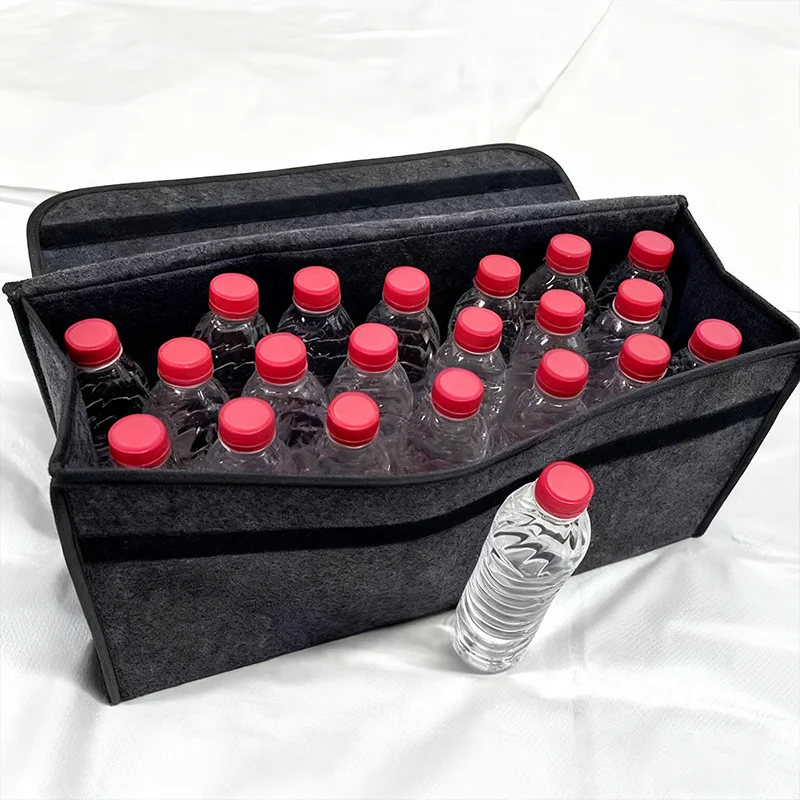 صندوق تخزين ناعم مضاد للانزلاق عالي الجودة لعام 2025-منظم مقصورة كبيرة لأداة تخزين أحذية صندوق السيارة ملحقات السيارة #4