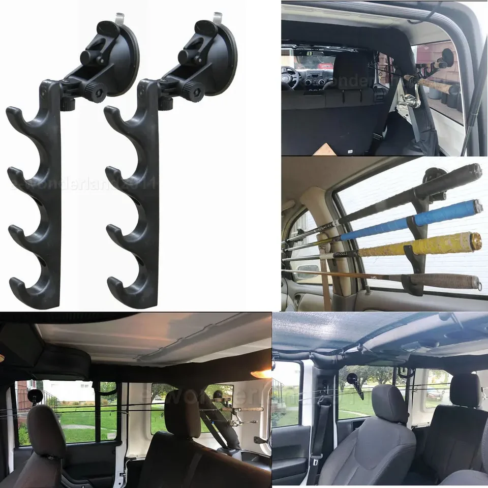 fishing rod holder for inside suv LITTLEMOLE Vehicle Holder, Car Fishing Pole Roof Rack The Rod Rig is for the angler that doesnt compromise when it comes to quality Car Interior Fishing Rod Holder