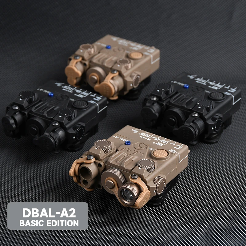 WADSN DBAL A2 レッドドットサイト グリーンレーザー懐中電灯 ポインターレール タクティカル懐中電灯 ナイロンプラスチック エアソフトトイガンアクセサリー