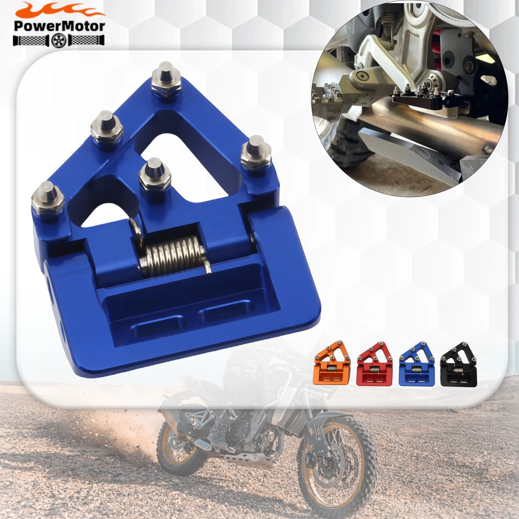 

Motorcycle Folding Rear Brake Pedal Tip Plate For HUSQVARNA FC TC TE TE I FE TX FX FC250 FC350 FC450 TC125 TC250 FE350 FE501 S