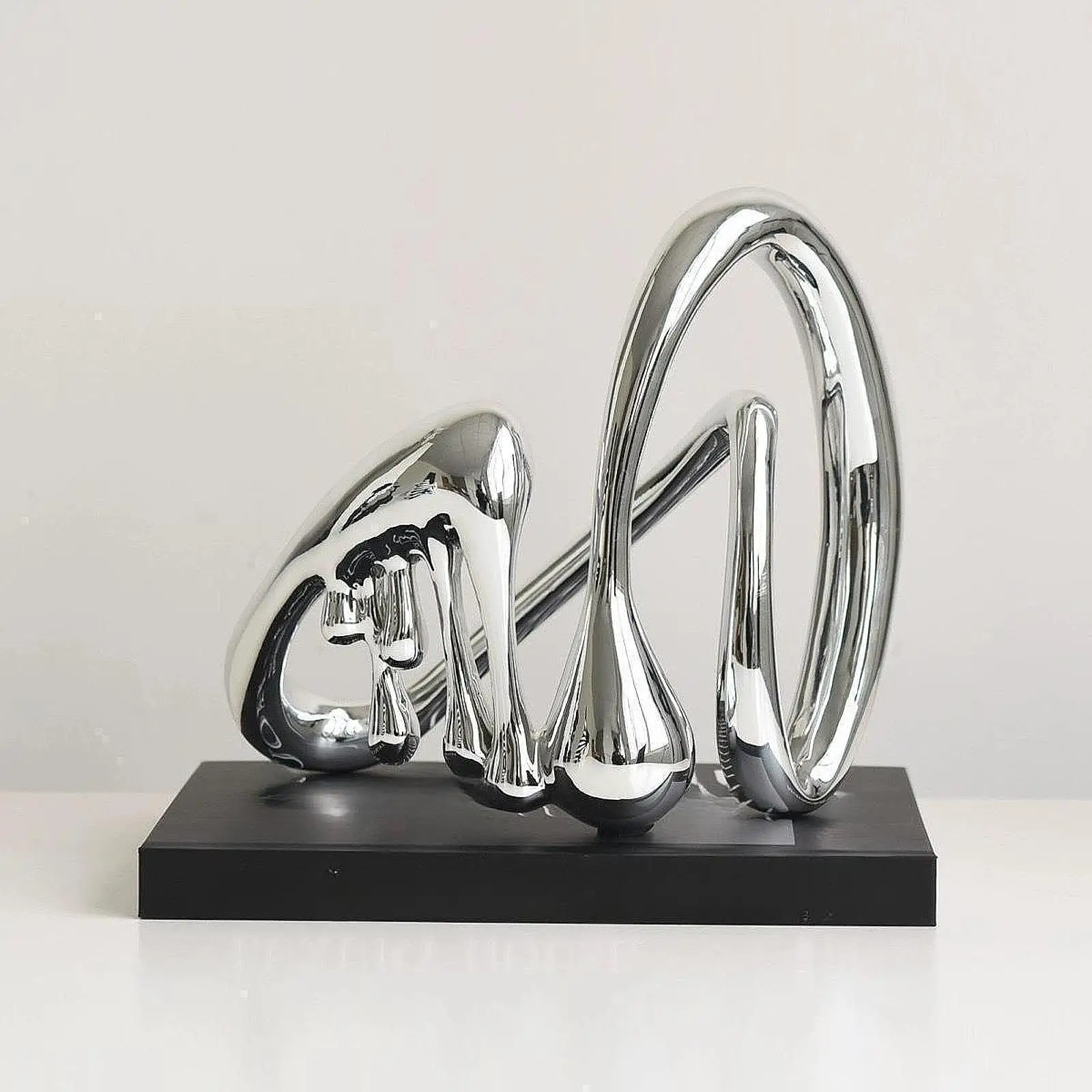 

Abstract Art Statue Crafts Collection Gift Minimalist Sculpture Tabletop Decoration for Bookshelf Shelf Entryway Desk Bedroom