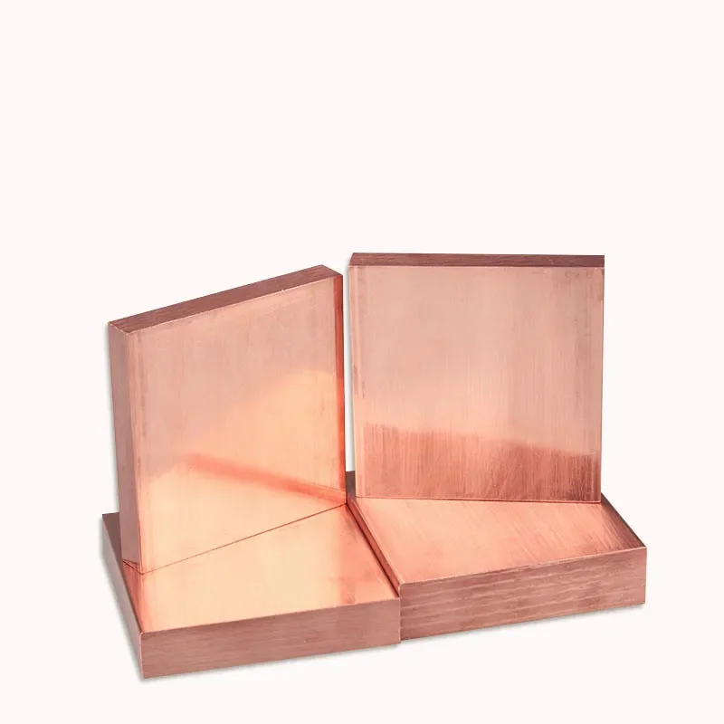 T2 Red Copper Shaft Square Flat Copper Bar Model Maker DIY material Thick 1mm 2mm 3mm 4mm 5mm 6mm Copper Plate width 200mm