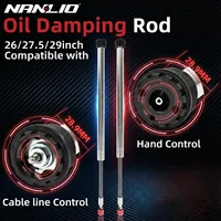NANLIO-piezas de reparación de horquilla de suspensión de bicicleta, cartucho de varilla de amortiguación de aceite, rosca de 28,9mm, Control remoto y Manual para MTB 26 27,5 29er