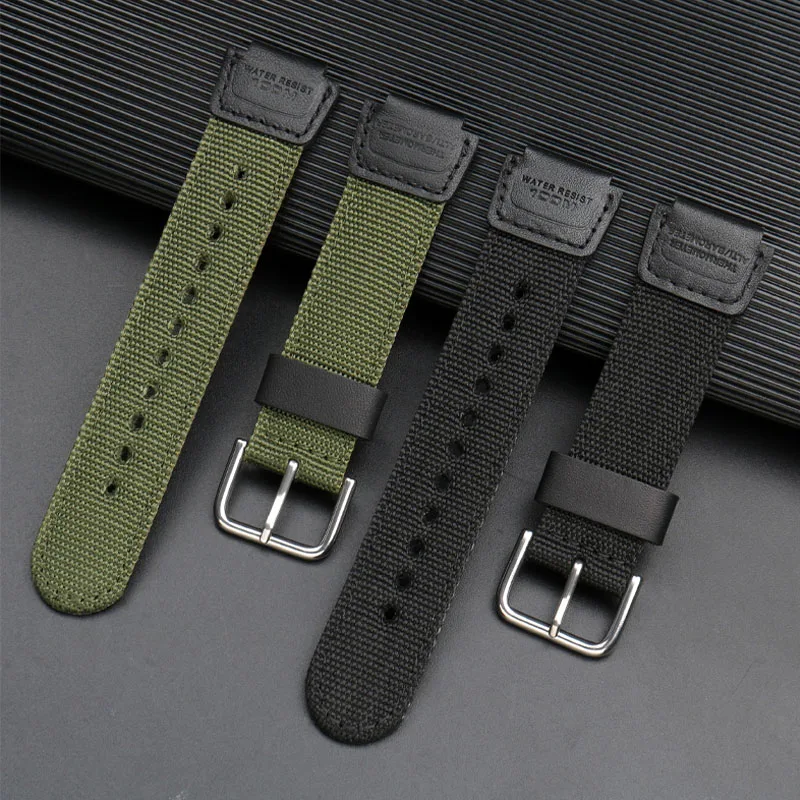 For Casio DW5600 GW-5000 5035 GW-M5610 GM-110 GA110 GA-120 G-SHOCK GW-B5600 GA-2100 Modified Canvas Nylon Watch Strap 16mm 18mm