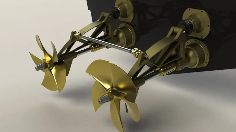 New Product 200hp Marine Engine 200S Surface Drive Propeller