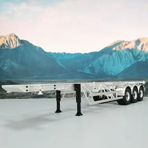 إطار هيكل حاوية المقطورة لشاحنة التحكم عن بعد طامية ، مقطورة قلابة ، سكانيا أكتروس ، فولفو مان ، 1:14 ، 40 قدم أفضل 10 شاحنات فولفو للتحكم عن بعد - رقم 2