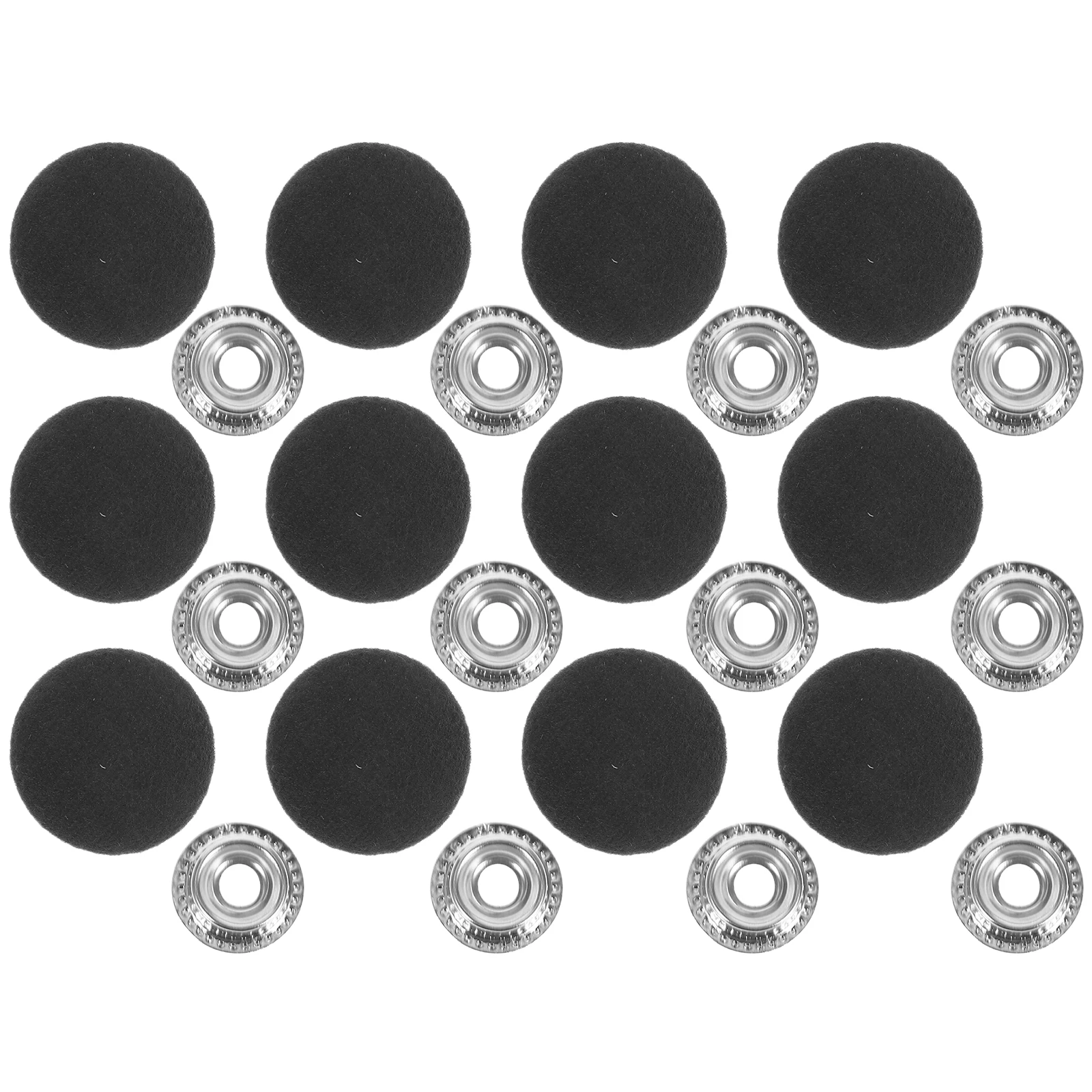 

12 Sets Car Ceiling Repair Rivets Snap Buckle Retainers Cloth Fixing Buttons Universal Fit Automotive Interior Parts Roof Rivets