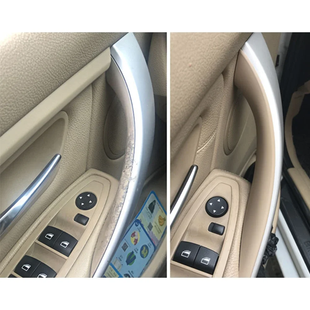 Car Interior Door Handles For BMW F30 F31 F32 F34 F36 F80 F82 3 4 Series 3GT  ABS Interior Door Handle Pull Protective Cover view 6
