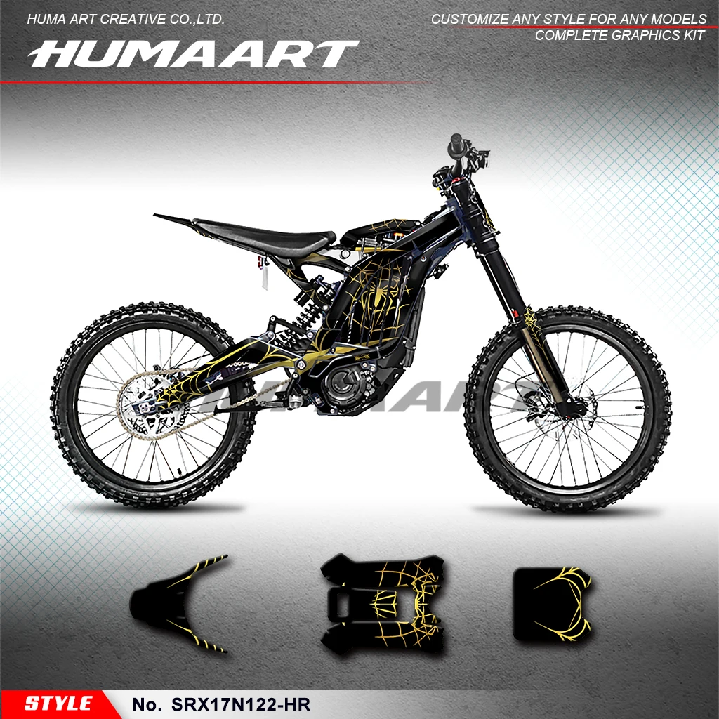 HUMAART Racing Graphics Racing Sticker for Sur Ron Sur-Ron Light Bee X/S Bike Segway X160, SRX17N122-HR