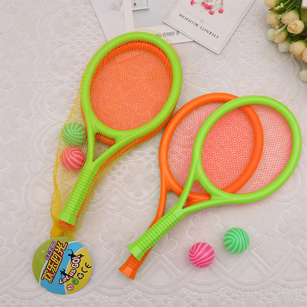 Children Kids Badminton Racket Set Balls Lightweight Colorful Outdoor Indoor Play Parent Child Fun for Boys Girls