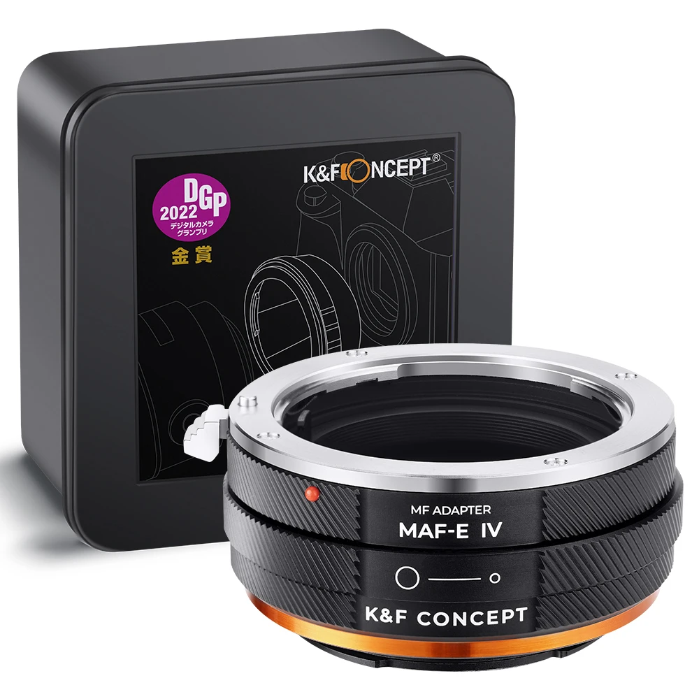 

K&F Concept Adapter Ring for Sony Alpha A and Minolta AF Lens Mount to Sony E Camera Body MAF-E IV PRO