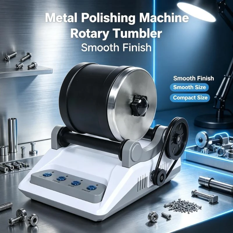 Electric Rock Tumbler Polishing Kit 110/220V, DIY Stone Polisher With Rough Gemstones Grits For Kids Adult Hobby Craft