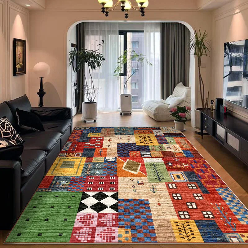 

Dopamine retro bedroom bedside ethnic style sofa floor mat