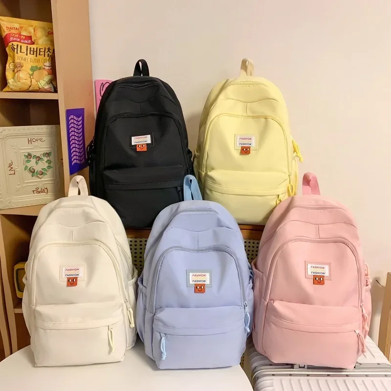 Mochila escolar de estilo japonés para estudiantes de primaria, morral de gran capacidad con diseño de pastel de almendra y columna vertebral, gran valor