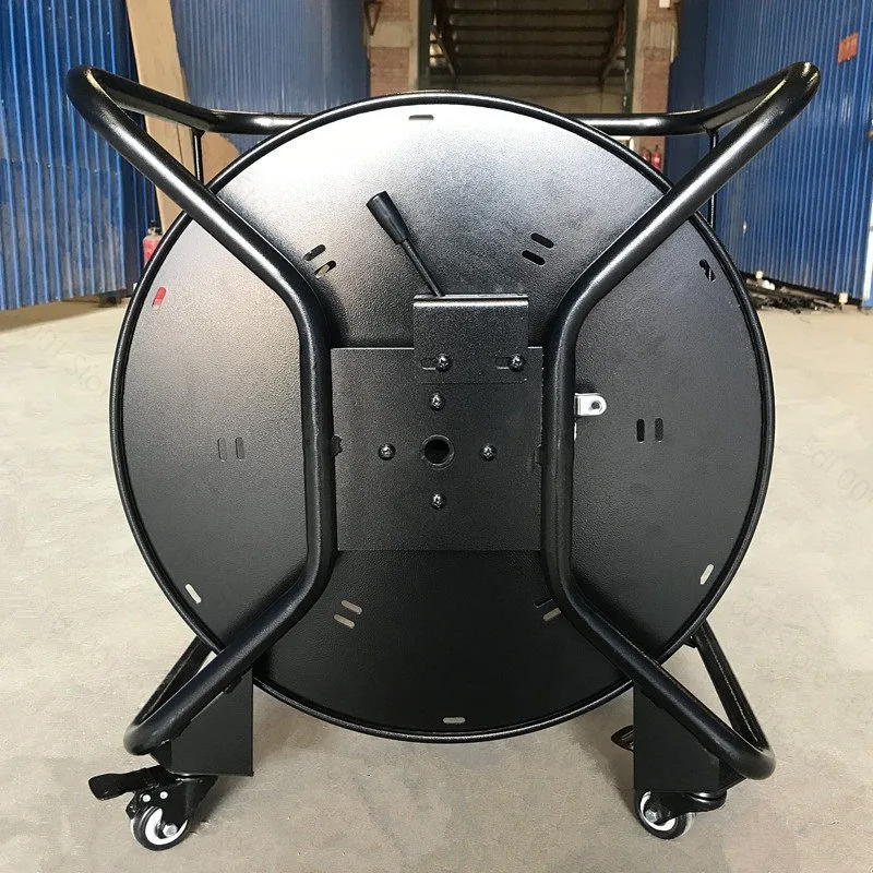 Heavy Duty Fiber Optic Cable Reel Hand Push Spool Drum Max Capacity for Telecom