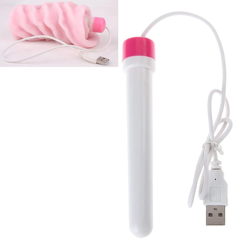 Smart Thermostat USB Heating Rod for Male Masturbator Cup Sex Dolls Drying Nursing Tool For Adults Anal Vagina Warmer Sex Shop