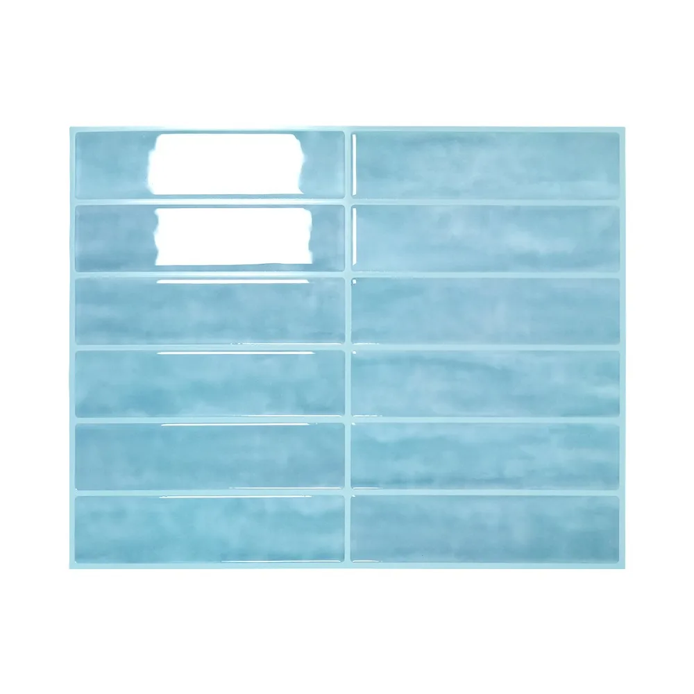 Strong Adhesive 3D Tile Stickers Three-Dimensional Layered Stain-Resistant Self-adhesive wallpaper Classic Neutral Styles