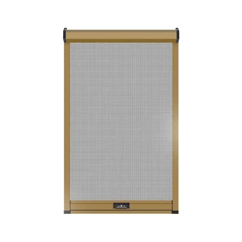 Factory Direct SalesRemovable And Washable Invisible Screen Window Reel Type Up And Down Pull Push