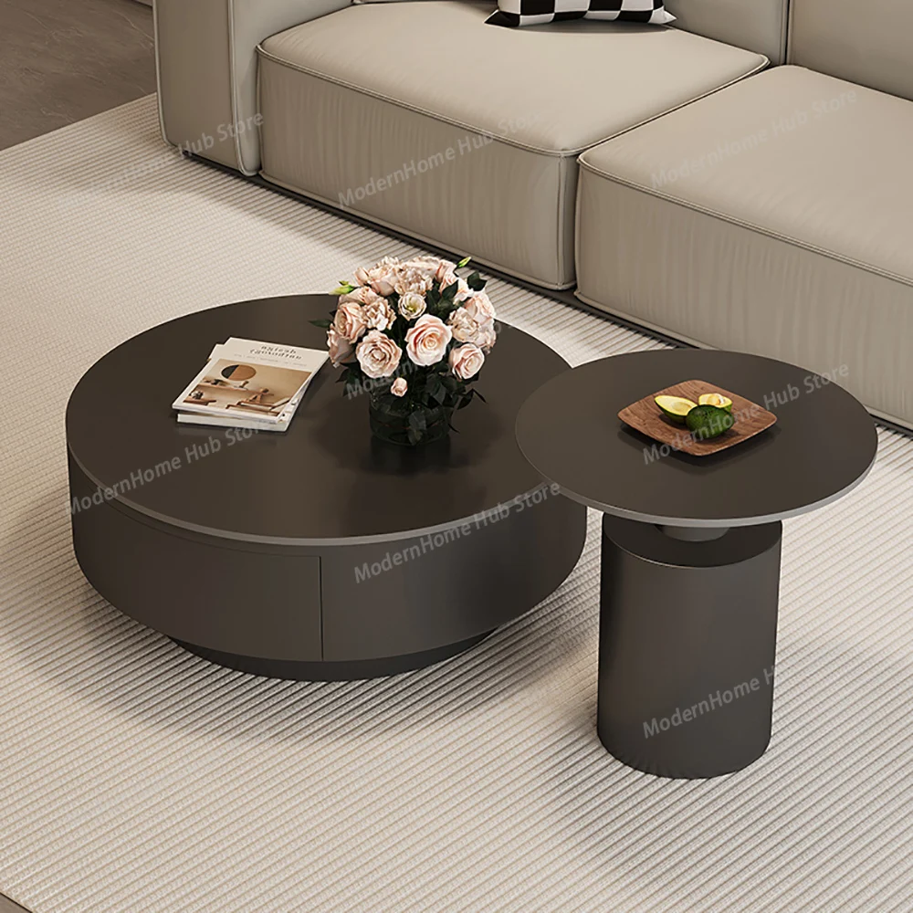 

Luxury Modern Coffee Table Storage Minimalist Unique Design Coffee Tables Premium Effect Mesa Centro Salon Living Room Furniture