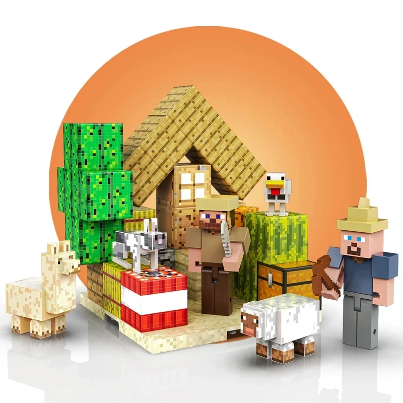 Kbox magnetic building block toy "Forging Table" cubic large particle building block set children's STEM education toy