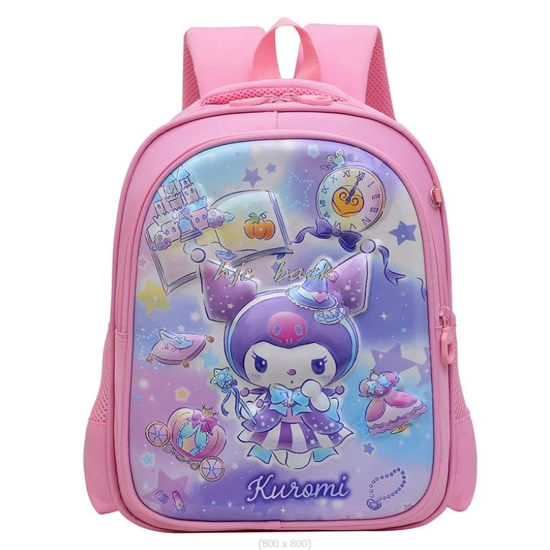 Kuromi Melody pré-escolar para crianças, linda mochila, bolsa de moda, presente infantil, 1-5t