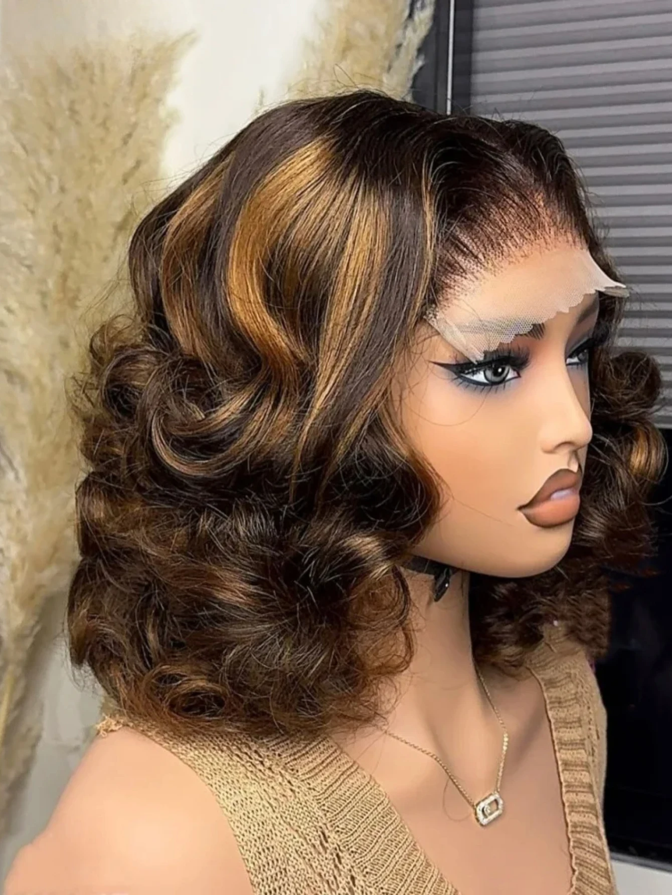 البني يسلط الضوء على الدانتيل الجبهة الباروكات الشعر البشري 13x4 HD الدانتيل الشفاف أمامي الجسم موجة للنساء 200% الكثافة غلويليس الباروكات هوم