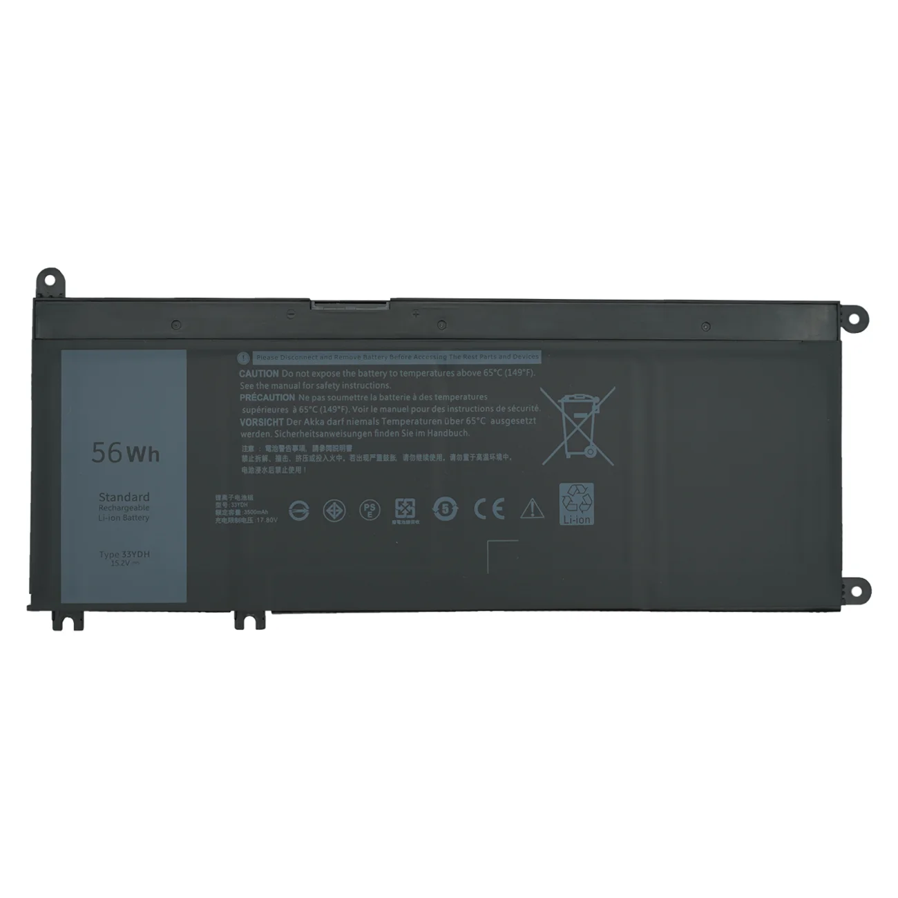 33YDH 56WH Battery for Dell Latitude 13 3380 14 3490 15 3590 3580 Inspiron 17 7000 77787779 7786 7773 Inspiron 15 7577 G3 3579