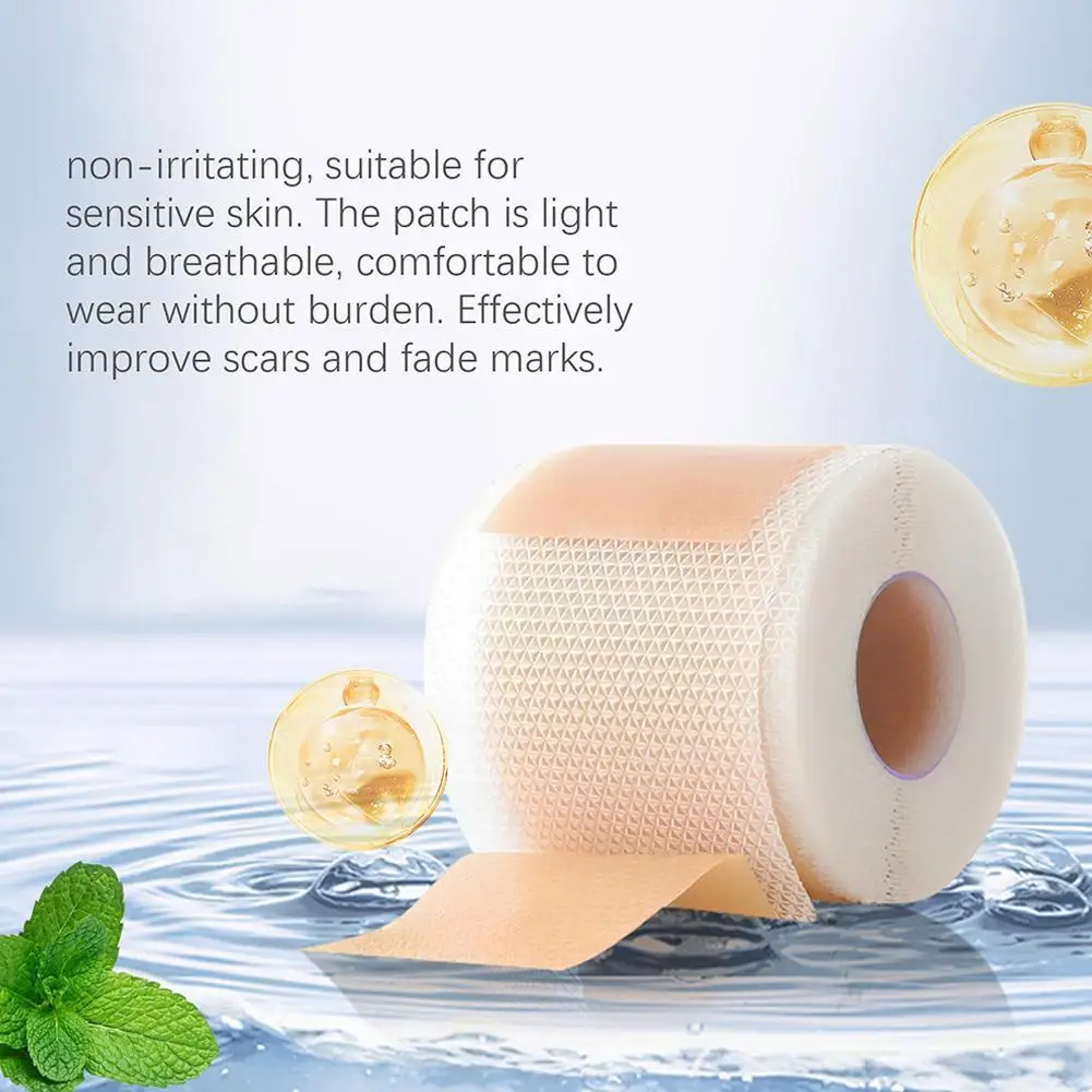 

New 1pcs Soft Silicone Gel Scar Sheet Patch Treatmen Removal Tape Acne Trauma Burn Scar Cover Skin Repair Section Ear Beauty