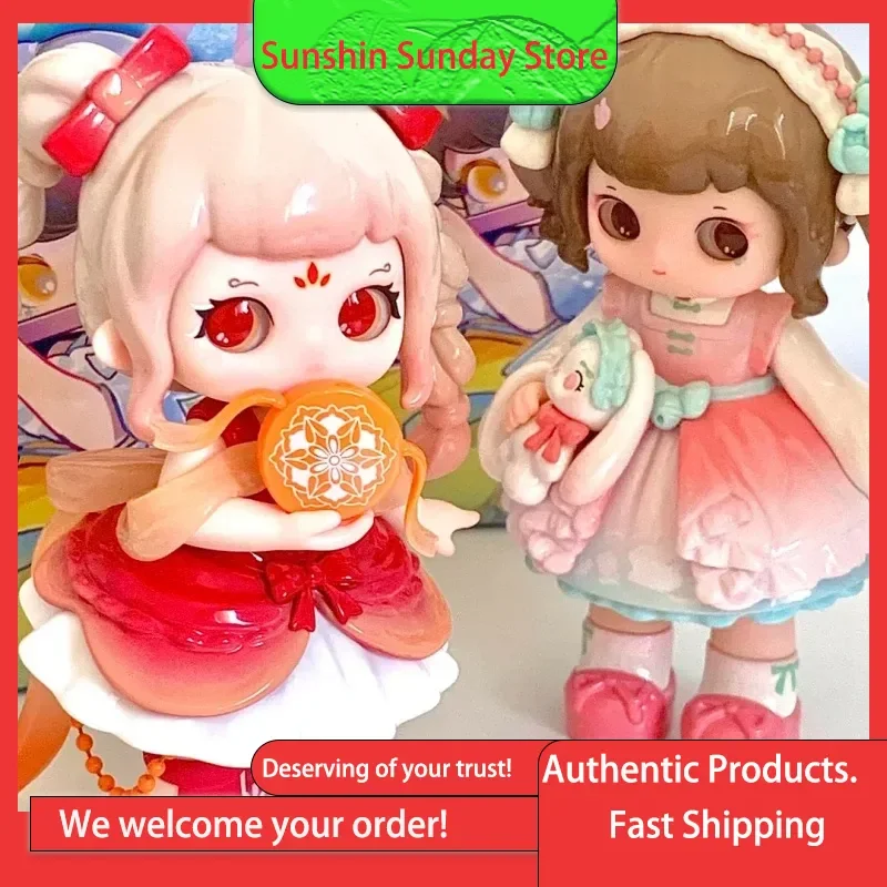 

Authentic Ziyuli V4 Fairy Dream Heterochrome Series Blind Box Ornament Handmade Mystery Box Desktop Decoration Trendy Doll Gift