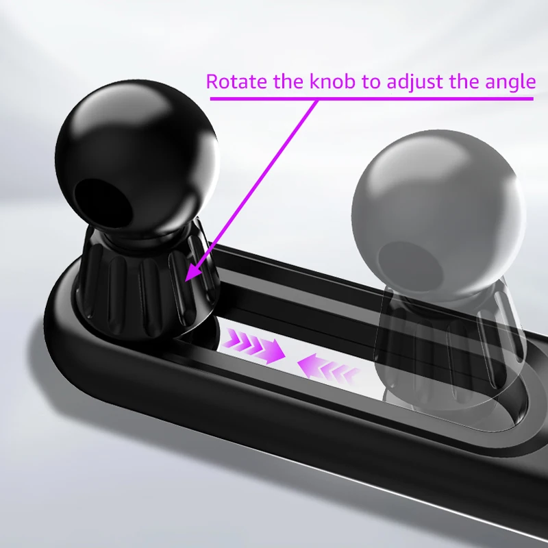 iBudim حامل السيارة العالمي 360 ° الدورية قابل للتعديل 17 مللي متر الكرة رئيس حامل هاتف السيارة تمديد القطب محول الملحقات #3