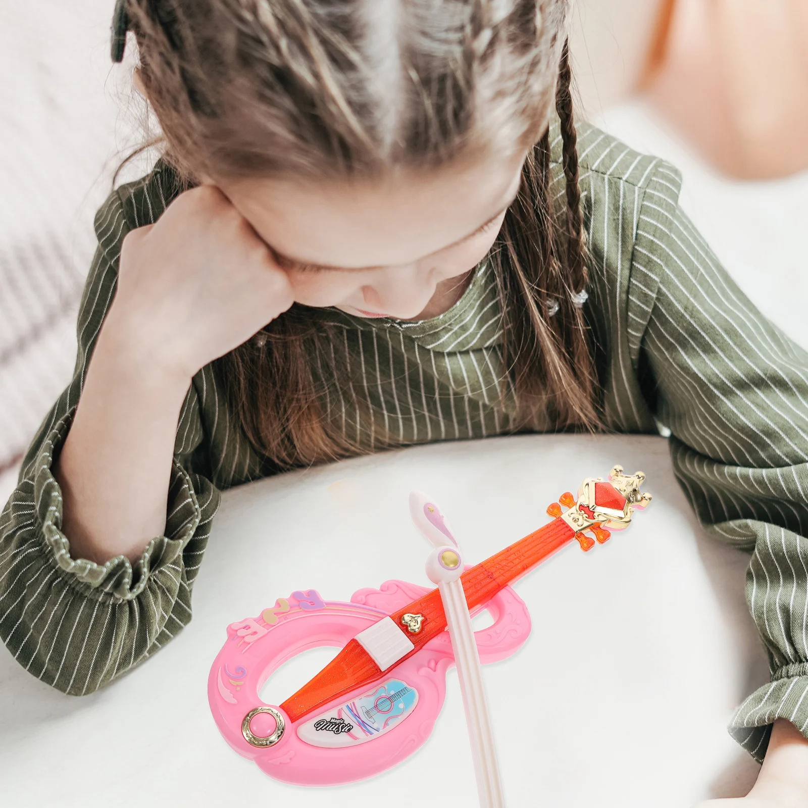 كمان صغير للتعليم المبكر، محاكاة واقعية قابلة للعب، آلة كمان موسيقية للمبتدئين لتعزيز الإبداع للأطفال