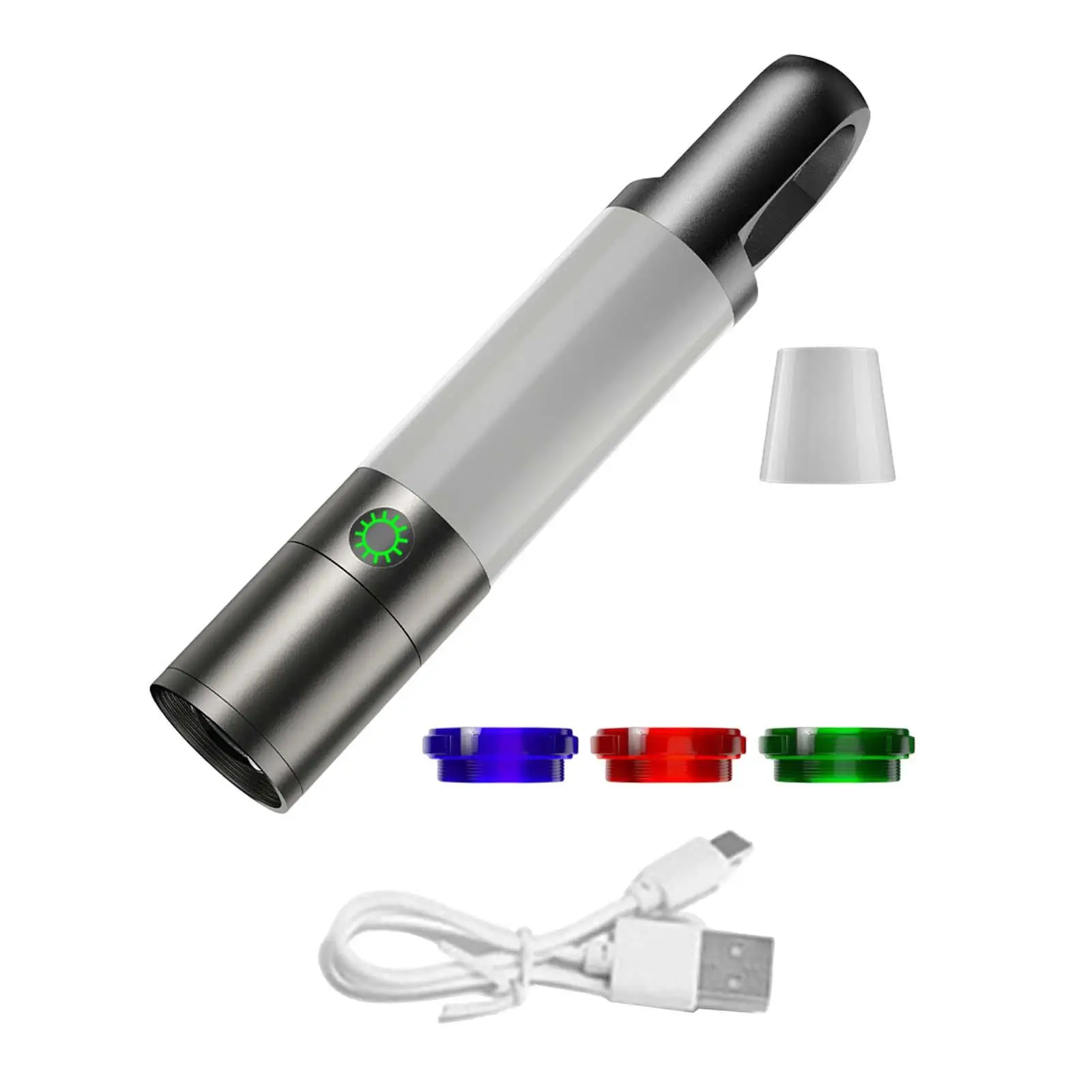LED Flashlight Rechargeable Flashlight for Running Fishing Backpacking