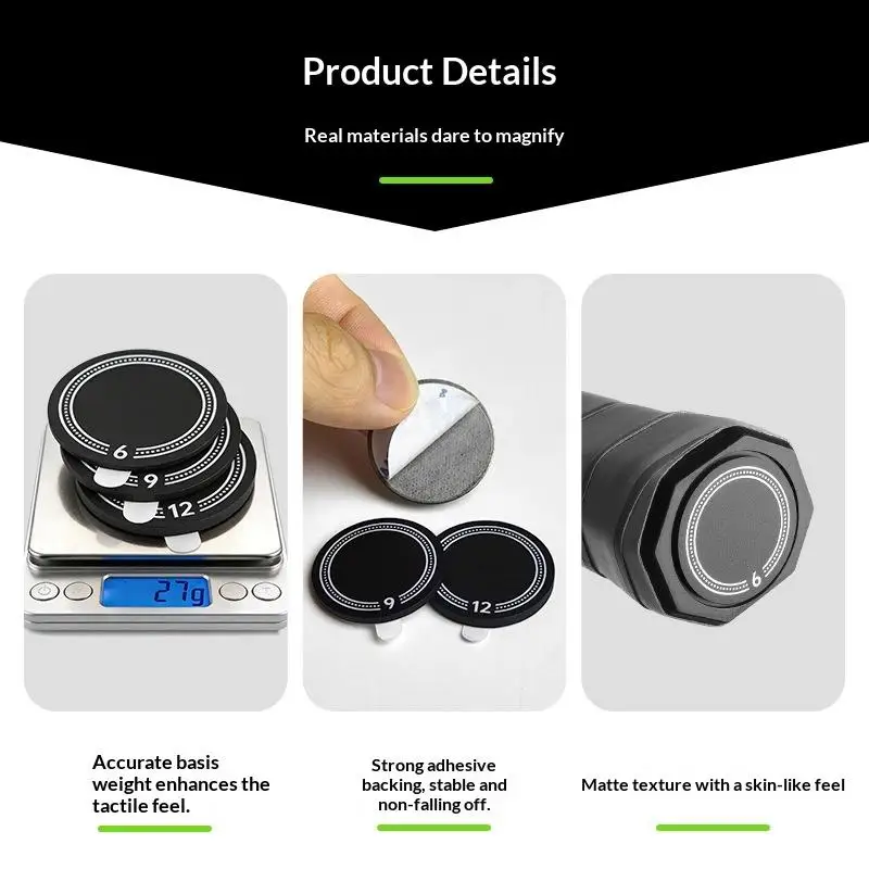 

New Pickleball Paddle Cover Weights Control Training Fast Swing Response Pickleball Paddle Butt Cover Replacement For Players