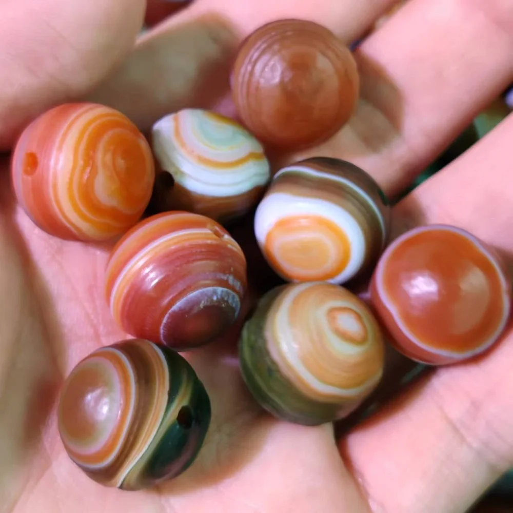 

5 шт. красочные натуральные шелковые обертывания в старом стиле небесное глаз агатовые бусины ожерелье кулон браслет DIY аксессуар Dzi