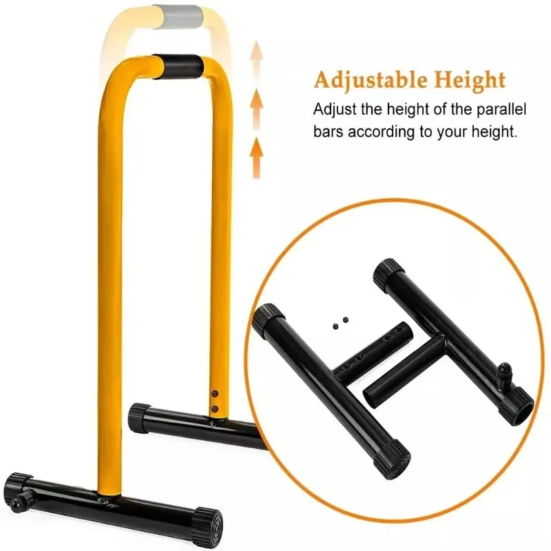 

Heavy-Duty Adjustable Parallel Bars Stable Fitness Stand For Indoor Strength Training