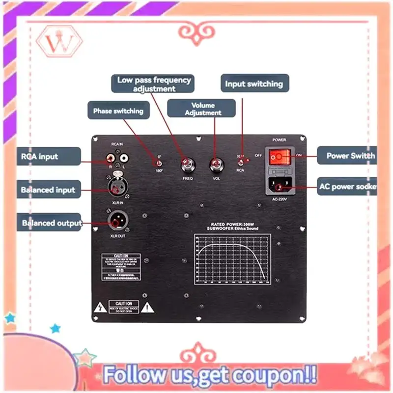 

Upgraded New Upgrade TPA3255 Subwoofer Active Speaker Amplifier Board Digital Active Amplifier Board Pure Bass Home Audio System