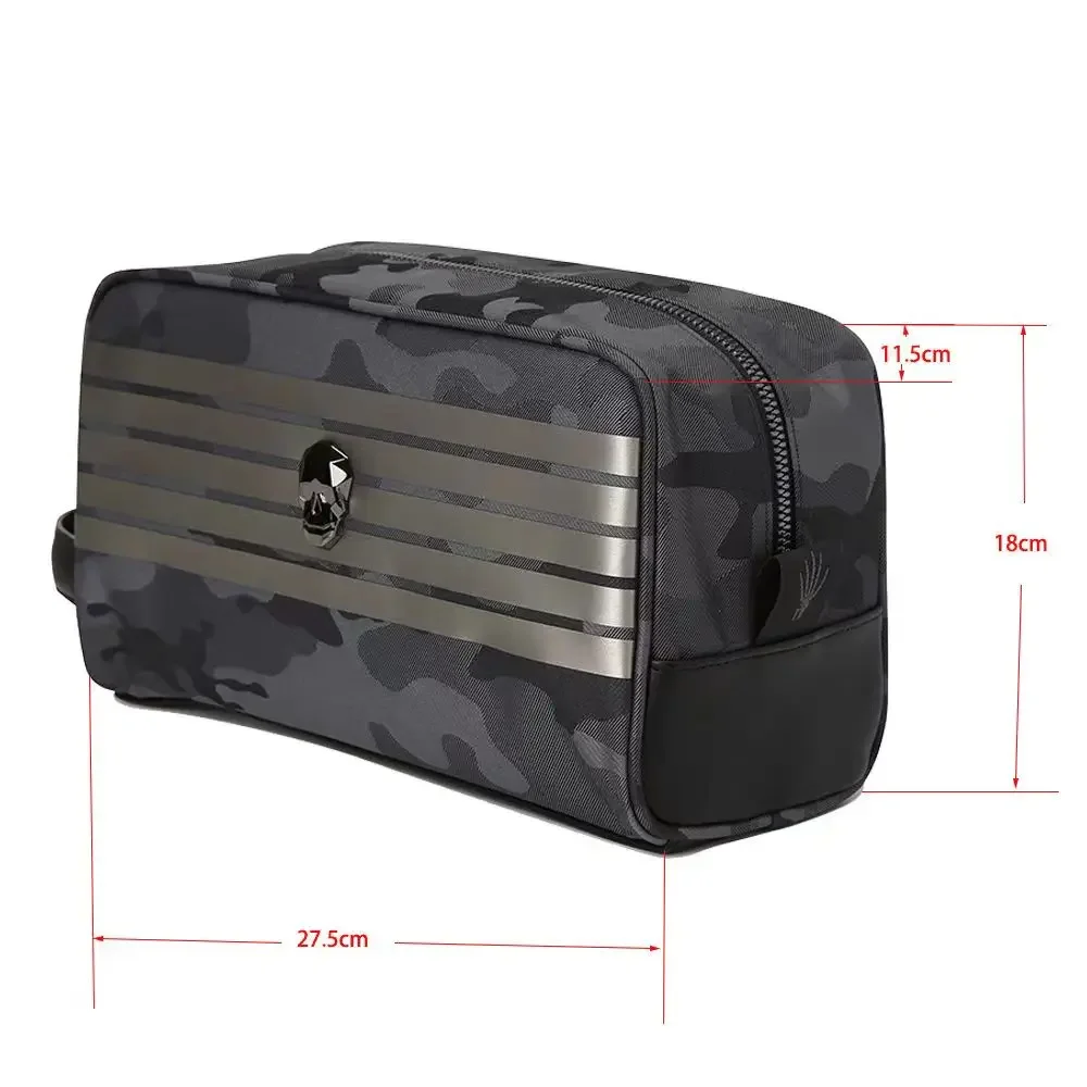 New High Quality Golf Storage Bag High end Magnetic Switch Metal Skull Head 27*11.5*18