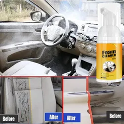 Limpiador de espuma para coche, limpiador mágico multiusos de 30ml para Interior de automóvil, asiento de cuero